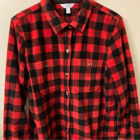 Time and Tru Tops - Ladies Buffalo Plaid Top or Jacket